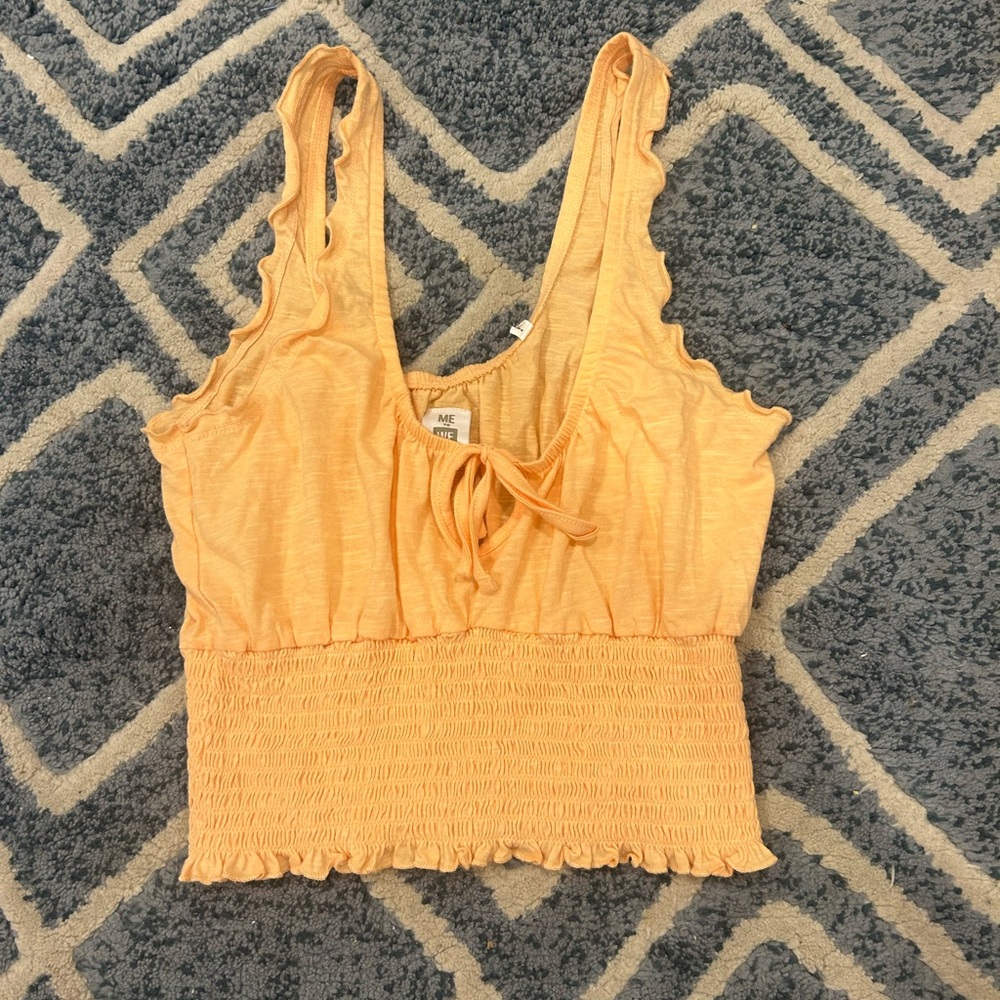 Small ME TO WE light orange tank top